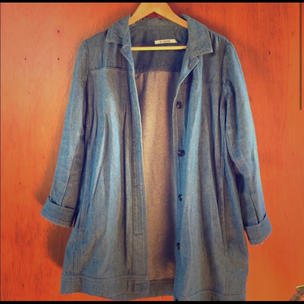 Ali Golden Japanese Denim Chore Jacket M